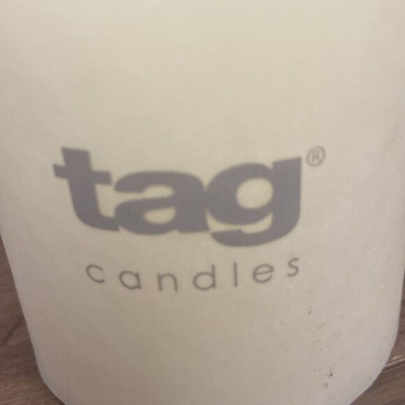 TAG 3" X 3" IVORY CHAPEL CANDLE Pair. 2 candle. More available - Picture 2 of 2